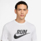 NIKE Dri-FIT Run Swoosh kurzarm Laufshirt Herren 100 - white S