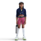 NIKE Pro Dri-FIT kurze Leggings Mädchen 634 - sweet beet/black/white S (128-137 cm)