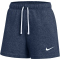 NIKE Park 26 Fleece Sweatshorts Damen 410 - midnight navy/white XS