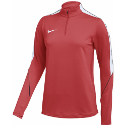 NIKE Strike 26 Dri-FIT 1/4-Zip langarm Fußball Trainingsshirt Damen 657 - university red/white XL