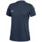 NIKE Strike 26 Dri-FIT kurzarm Fußball Trainingsshirt Damen 410 - midnight navy/white XS