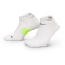 NIKE Fast Midweight No-Show Laufsocken 100 - white/volt/black 34-38