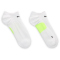 NIKE Fast Midweight No-Show Laufsocken 100 - white/volt/black 34-38