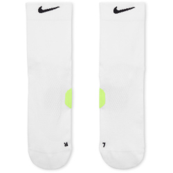 NIKE Fast Midweight Micro Crew Laufsocken 100 - white/volt/black 34-38