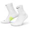 NIKE Fast Midweight Micro Crew Laufsocken 100 - white/volt/black 42-46