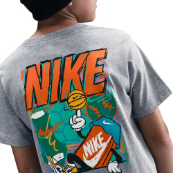 NIKE Sportswear T-Shirt Kinder 063 - dk grey heather S...