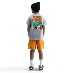 NIKE Sportswear T-Shirt Kinder 063 - dk grey heather S...