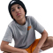 NIKE Sportswear T-Shirt Kinder 063 - dk grey heather S (128-137 cm)