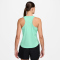 NIKE Tempo Swoosh Run Dri-FIT Lauf-Tanktop Damen 353 - mint foam/white S
