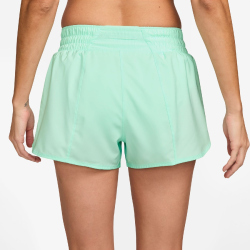 NIKE One Swoosh Dri-FIT Mid-Waist 3" Brief-Lined Laufshorts Damen 353 - mint foam/white S