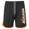 MIKASA Lupho Beachvolleyball Shorts mit Taschen Herren anthrazit/orange fluo XXL