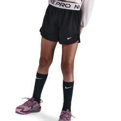 NIKE Pro Fleece Dri-FIT Shorts Mädchen 012 - black/black/platinum violet/white XL (156-166 cm)