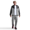 NIKE Paris Saint-Germain Tech Woven Trainingshose Herren 073 - particle grey/reflective silv M