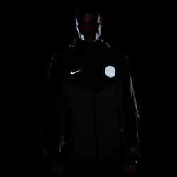 NIKE Paris Saint-Germain Tech Windrunner Woven Trainingsjacke Herren 060 - anthracite/particle grey/reflective silv M