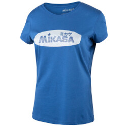 MIKASA Frauen Volleyball T-Shirt light navy S