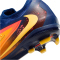 NIKE Jr. Phantom 6 Pro Erling Haaland FG/MG Fußballschuhe Kinder 800 - laser orange/lemon venom-blue void 33.5