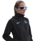 NIKE Inter Mailand Allwetter Woven Regenjacke Damen 010 - black/chlorine blue XS