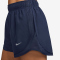 NIKE Tempo Dri-FIT Mid-Waist 3" Laufshorts Damen 411 - midnight navy/reflective silv M