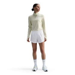 NIKE Tempo Dri-FIT Mid-Waist 3" Laufshorts Damen 100 - white/white/white/reflective silv M