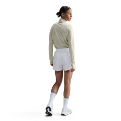 NIKE Tempo Dri-FIT Mid-Waist 3" Laufshorts Damen 100 - white/white/white/reflective silv M