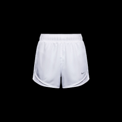 NIKE Tempo Dri-FIT Mid-Waist 3" Laufshorts Damen 100 - white/white/white/reflective silv M