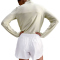 NIKE Tempo Dri-FIT Mid-Waist 3" Laufshorts Damen 100 - white/white/white/reflective silv M