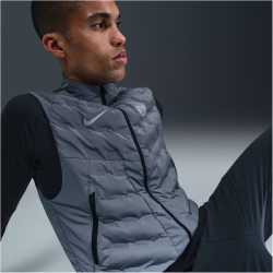 NIKE Paris Saint-Germain Running Division Therma-FIT ADV Weste Herren 027 - reflect silver/reflective silv S