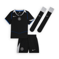 NIKE FC Chelsea London Dri-FIT Ausweich Minikit Kinder 011 - black/field silver/field silver XS (98-104 cm)