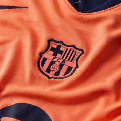 NIKE FC Barcelona Stadium Dri-FIT Ausweichtrikot 2025/26 Damen 855 - bright mango/midnight navy/midnight navy M