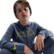NIKE Atlético Madrid Club Kapuzenjacke Jungen 491 - diffused blue/vibrant yellow S (128-137 cm)