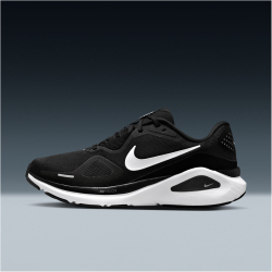 NIKE Structure 26 Laufschuhe Damen 003 - black/white-cool grey-metallic silver 38