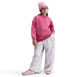 NIKE Sportswear Club Fleece Oversized Sweatshirt Kinder 634 - sweet beet/sweet beet/white XL (158-170 cm)