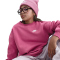 NIKE Sportswear Club Fleece Oversized Sweatshirt Kinder 634 - sweet beet/sweet beet/white XL (158-170 cm)