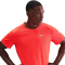 NIKE UV Miler Dri-FIT kurzarm Laufshirt Herren 635 - bright crimson/reflective silv XL