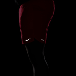 NIKE Stride Dri-FIT 7" Brief-Lined Laufshorts Herren 635 - bright crimson/black/reflective silv S