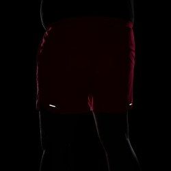 NIKE Stride Dri-FIT 7" Brief-Lined Laufshorts Herren 635 - bright crimson/black/reflective silv S