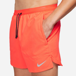 NIKE Stride Dri-FIT 5" Brief-Lined Laufshorts Herren 635 - bright crimson/black/reflective silv M