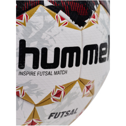 hummel hmlINSPIRE Match Futsal 3873 - maroon/white/gold 4