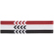 3er Pack hummel Haarbänder 9475 - white/black/true red