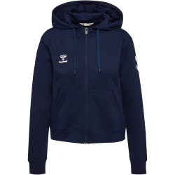 hummel hmlGO 2.0 Chevron Zip Hoodie Damen 7026 - marine XS
