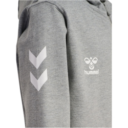 hummel hmlGO 2.0 Chevron Zip Hoodie Kinder 2006 - grey melange 128