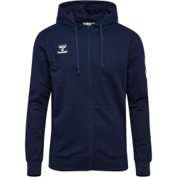 hummel hmlGO 2.0 Chevron Zip Hoodie Herren 7026 - marine S