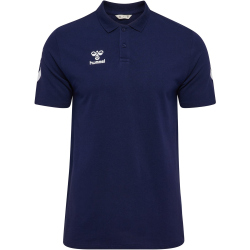 hummel hmlGO 2.0 Chevron Poloshirt Herren 7026 - marine XS
