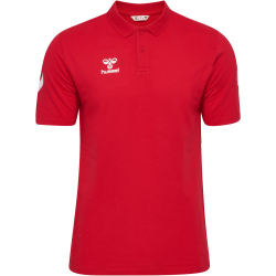 hummel hmlGO 2.0 Chevron Poloshirt Herren 3062 - true red S