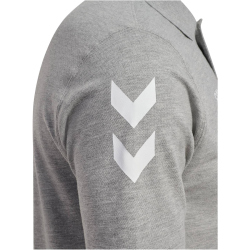 hummel hmlGO 2.0 Chevron Poloshirt Herren 2006 - grey melange S