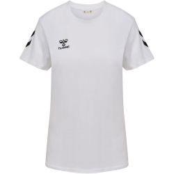 hummel hmlGO 2.0 Chevron T-Shirt Damen 9001 - white XS