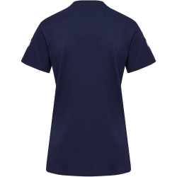 hummel hmlGO 2.0 Chevron T-Shirt Damen 7026 - marine XS
