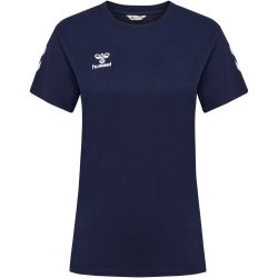 hummel hmlGO 2.0 Chevron T-Shirt Damen 7026 - marine XS