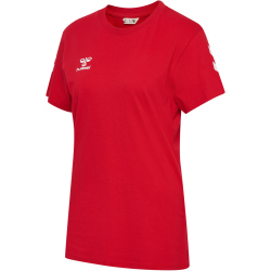 hummel hmlGO 2.0 Chevron T-Shirt Damen 3062 - true red XS