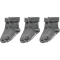 3er Pack hummel hmlMINI Antirutsch Baby-Socken 2006 - grey melange 15-17